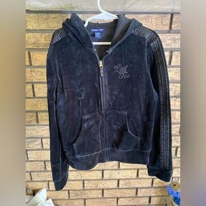 Limited too velvet like hoodie‎